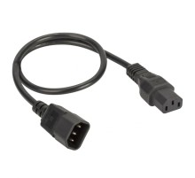 Кабель питания ДКС, IEC320 C13 - IEC320 C14, 1.8 м, сечение 3 х 1,5 мм