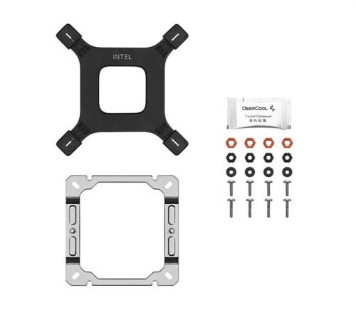 Кулер для процессора DEEPCOOL AG500 WH ARGB V2 LGA1700/1200/115X/AM5/AM4 (12шт/кор, TDP 240W, PWM, ARGB Fan 120mm, 5 тепл. трубок, белый) RET (R-AG500-WHAMMN-GJD)