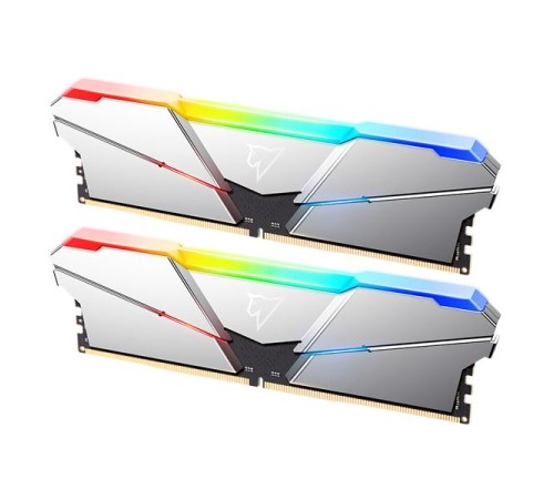 Оперативная память Netac Shadow RGB 32GB (2x16GB) DDR5-5600 (PC5-44800) C40 40-40-40-77 1.2V XMP Dual DIMM Kit Silver