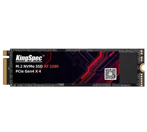твёрдотельный накопитель KingSpec SSD 2TB M.2 2280 PCIe 4.0 x4 NVMe R5100/W4400MB/s 3D TLC MTBF 1M 2400TBW