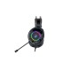 Гарнитура игровая проводная EH469 Black (черный), подсветка RGB, подключение USB, кабель 2.4м (Мятая упаковка)