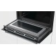 Встраиваемая электрическая духовка BOSCH С СВЧ, 45.5x59.5x54.8 см, 45л, дисплей, 6 режимов, EcoClean,черный, максимальная мощность микроволн 900 Вт