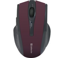 Defender Беспроводная оптическая мышь Accura MM-665 красный,6 кнопок,800-1200 dpi