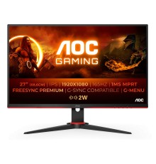Монитор игровой 27'' 16:9 1920х1080(FHD) IPS, 165 Hz, 250 cd/m2, 1100:1, 8М:1, 1ms, VGA, 2xHDMI, DP, Tilt, Speakers, Black, Red