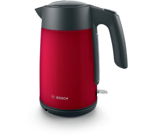 Электрический чайник Bosch/ Электрический чайник Bosch, объем 1.7 л, закрытая спираль, индикация включения, индикация уровня воды, встроенный фильтр, автоматическое отключение при закипании, защита от перегрева, мощность 2400 Вт, цвет красный Электрический чайник Bosch/ Электрический чайник Bosch, объем 1.7 л, закрытая спираль, индикация включения, индикация уровня воды, встроенный фильтр, автоматическое отключение при закипании, защита от перегрева, мощность 2400 Вт, цвет красный