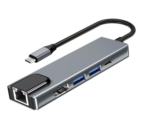 Адаптер/ Адаптер USB 3.1 Type-Cm ->HDMI A(m) 4K@30Hz, RJ45, 2XUSB3.0, PD, iOpen <ACU435M> Адаптер/ Адаптер USB 3.1 Type-Cm ->HDMI A(m) 4K@30Hz, RJ45, 2XUSB3.0, PD, iOpen <ACU435M>
