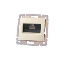Розетка Valena розетка RJ45 кат.5e, сл. кость