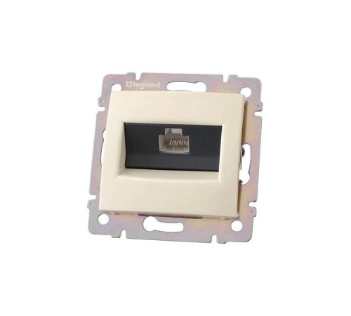 Розетка Valena розетка RJ45 кат.5e, сл. кость