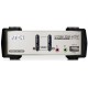 Переключатель консоли электронный, 2 порта PS/2/ 2 Port USB2.0 KVMP Switch with OSD