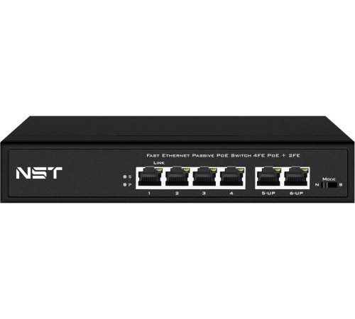 Passive PoE коммутатор Fast Ethernet/ Passive PoE коммутатор Fast Ethernet на 6 портов. Порты: 4 х FE (10/100 Base-T, 52V 4,5(+) 7,8(–)) совместимы с PoE (IEEE 802.3af/at), 2 x FE (10/100 Base-T) Uplink. Совместим со стандартами PoE IEEE 802.3af/at. Мощно Passive PoE коммутатор Fast Ethernet/ Passive PoE коммутатор Fast Ethernet на 6 портов. Порты: 4 х FE (10/100 Base-T, 52V 4,5(+) 7,8(–)) совместимы с PoE (IEEE 802.3af/at), 2 x FE (10/100 Base-T) Uplink. Совместим со стандартами PoE IEEE 802.3af/at. Мощно