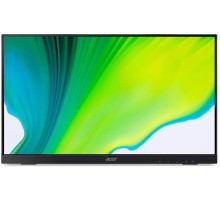 Монитор/ ACER UT222Qbmip 21,5'', 21,5'', ZeroFrame, Black  10 point touch, 16:9, IPS, 1920x1080, 5ms, 250cd, 75Hz, 1xVGA + 1xHDMI(1.4) + 1xDP(1.2) + SPK, Speakers 2Wx2, sync: FreeSync, Vesa:100x100
