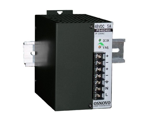 Блок питания/ OSNOVO Промышленный блок питания. DC48V, 5A (240W), встроенный вентилятор, монтаж на DIN-рейку или стену Блок питания/ OSNOVO Промышленный блок питания. DC48V, 5A (240W), встроенный вентилятор, монтаж на DIN-рейку или стену