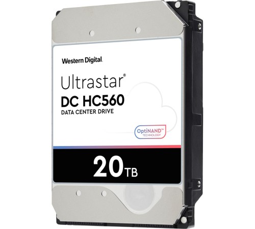 Жесткий диск/ HDD WD SATA Server 20Tb Ultrastar DC HC560 7200 6Gb/s 512MB 1 year warranty