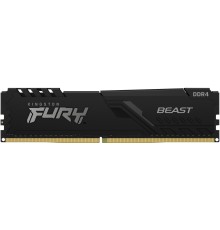 Память оперативная/ Kingston 8GB 3600MT/s DDR4 CL17 DIMM FURY Beast Black