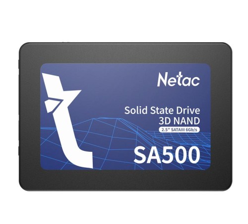 SSD накопитель Netac SSD SA500 1TB 2.5 SATAIII 3D NAND, R/W up to 530/475MB/s, TBW 480TB, 3y wty SSD накопитель Netac SSD SA500 1TB 2.5 SATAIII 3D NAND, R/W up to 530/475MB/s, TBW 480TB, 3y wty