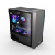Корпус без блока питания/ Case PCCooler LM300 ARGB BK, Mini-Tower, TG, 1x120mm ARGB, 1xUSB-A 3.0 + 2xUSB-A 2.0, mATX, mITX Black