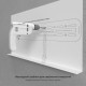 ONKRON кронштейн для телевизора 32"-65" фиксированный, чёрный FM2 (Мятая упаковка)