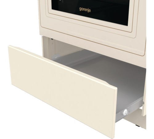 Плита GORENJE/ Тип плиты: комбинированная, Тип варочной поверхности: газовая, Цвет: бежевый, Гриль: Есть, Ширина, см: 50