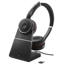 Гарнитура беспроводная/ Jabra Evolve 75 Stereo MS, Charging stand & Link 370