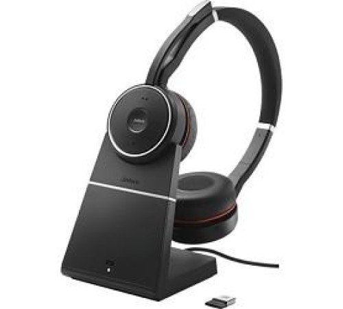 Гарнитура беспроводная/ Jabra Evolve 75 Stereo MS, Charging stand & Link 370