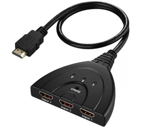 Переключатель HDMI 3x1 Greenline, 4Kx2K 30Hz, GL-v301Z