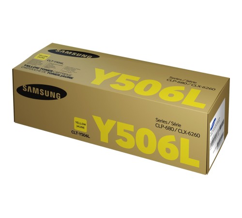 Тонер-картридж/ Samsung CLT-Y506L High Yield Yellow Toner Cartridge