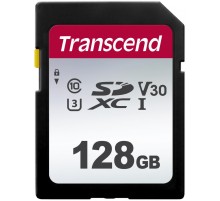 Карта памяти/ Transcend 128GB SDXC Class 10 UHS-I U3 R95, W45MB/s