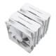 Кулер для процессора/ CPU Cooler Thermalright Peerless Assassin 120 White (4-pin PWM, 157mm, Ni/Cu, 6x6mm, 2x120mm, 66.17CFM, 25.6dBA, 1550RPM, S: 2011, -3, 2066, 1200, 1700, 1851, 115x, AM4, AM5, white)