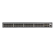 Коммутатор/ Managed L3 Switch 48x1000Base-T PoE, 6x10GBase-X SFP+, PoE Budget 880W, RJ45 Console, 19" w/brackets