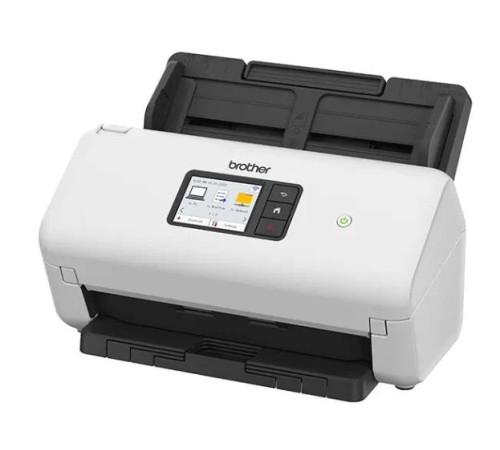 Сканер Brother Документ-сканер ADS-4500W, A4, 35 стр/мин, цветной, 1200 dpi, Duplex, ADF60, Wi-Fi, USB 3.0, LAN, Touch Screen 7,1 см, USB Host, Ex.ADS-2700W