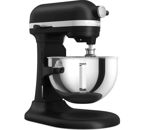 Миксер KitchenAid, настольный, выдвижная чаша, 5.2 л, цвет черный матовый