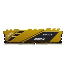Оперативная память Netac Shadow 8GB DDR4-2666 (PC4-21300) C19 19-19-19-43 1.2V Memory module (DIMM) Yellow