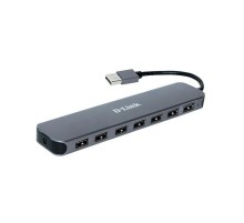 Хаб/ DUB-H7 USB2.0 Hub, 7xUSB2.0 with Fast-Charging port