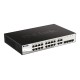 Коммутатор/ Настраиваемый L2 коммутатор, 16х1000Base-T, 4хCombo 1000Base-T/SFP, упрощенный интерфейс CLI