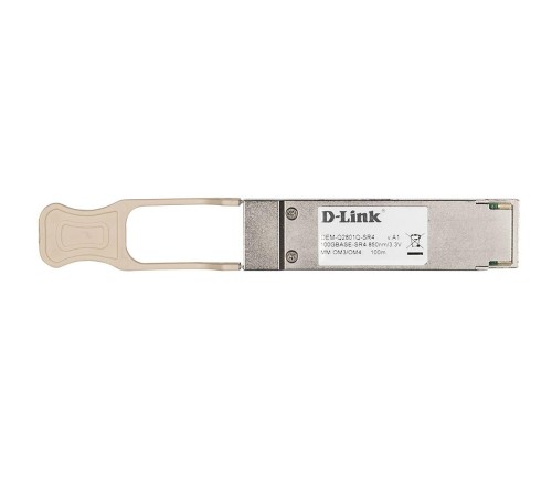 Трансивер/ DEM-Q2801Q-SR4 QSFP28 Transceiver, 100GBase-SR4, MPO, 850nm, Multi-mode, OM3:70M/OM4:100M