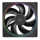 Кулер для корпуса/ Case Cooler Thermalright TL-S12 (120x120x25mm, 4-pin PWM, ARGB, 47.6CFM, 23.2dBA, 1500RPM, Black)