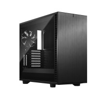 Корпус ПК без блока питания/ Case Fractal Design Define 7 TG Dark Tint, Midi-Tower, 3x140mm, 2xUSB-A 2.0 + 2xUSB-A 3.2 + 1xUSB 3.2 Type-C E-ATX, ATX, mATX, mITX Black