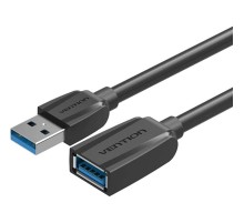 Кабель-удлинитель Vention USB 3.0 AM/AF - 0.5м Black Edition
