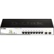 Коммутатор/ Smart L2 Switch 8х1000Base-T PoE, 2х1000Base-X SFP, PoE Budget 65W, Compact CLI