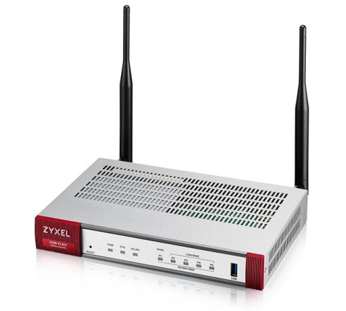 Межсетевой экран Межсетевой экран Zyxel USG FLEX 50AX, 1xWAN GE, 4xLAN/DMZ GE, Wi-Fi 6 (AX1800), 1xUSB3.0, NebulaFlex **