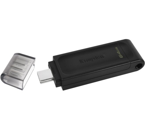 Флеш-накопитель/ Kingston 64Gb USB 3.2 DataTraveler 70 USB Type-C