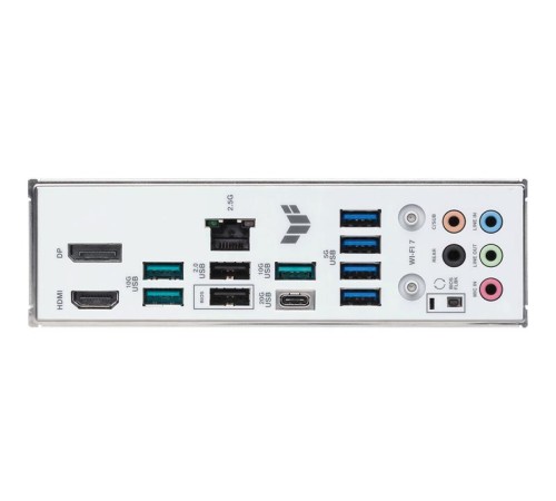 Материнская плата ASUS TUF GAMING B850-BTF WIFI W, AM5, B850, 4*DDR5, 4*SATA, 3*M.2, 7*USB 3.2, 2*USB 2.0, Type-C, 3*PCIx16, 1*PCIx1, DP+HDMI, ATX; 90MB1KW0-M0EAY0
