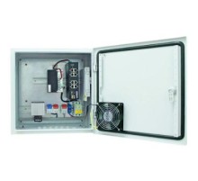 Шкаф/ OSNOVO Уличная станция с термостабилизацией и оптическим кроссом 400x400x210мм, встроенные DIN-рейки, IP66