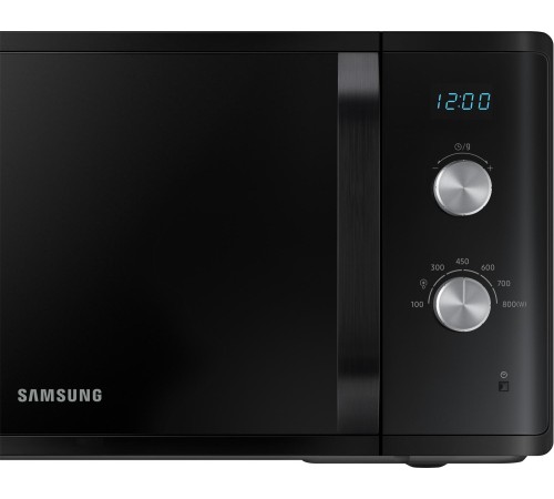 Микроволновые печи Samsung/ Микроволновая печь, 23л, БИОкерамика -10 лет гарантия, цвет чёрный, гриль, равномерное распределение микроволн, LED дисплей