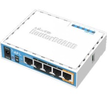 Маршрутизатор/ hAP ac lite Dual-Concurrent 2.4/5GHz AP, 802.11ac, Five Ethernet ports, PoE-out on port 5, USB for 3G/4G support