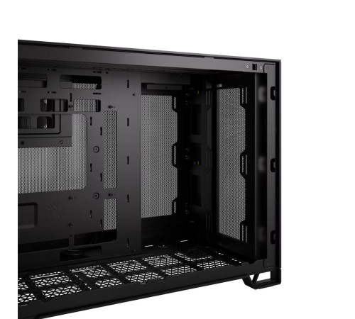 Корпус без блока питания/ Case Corsair 2500D Airflow, Midi-Tower, TG, no fan, 2xUSB-A 3.2, 1xUSB 3.2 Type-C, mATX, mITX Black