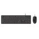 Аксессуары Philips Проводной Комплект  SPT6264, USB 2.0 104 клав/3 кнопки, 800-2400dpi, русская заводская раскладка, чёрный
