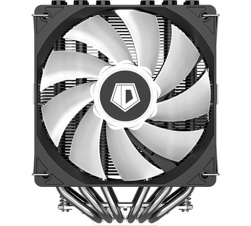 Кулер для процессора/ CPU Cooler ID-COOLING SE-55 ARGB (250W, 4-pin PWM, 153mm, Al/Cu, 6x6mm, ARGB, 2x120mm, 68.2CFM, 35.2dBA, 1500RPM, S: 1700/1200/115X, AM5/AM4, Black) Кулер для процессора/ CPU Cooler ID-COOLING SE-55 ARGB (250W, 4-pin PWM, 153mm, Al/Cu, 6x6mm, ARGB, 2x120mm, 68.2CFM, 35.2dBA, 1500RPM, S: 1700/1200/115X, AM5/AM4, Black)