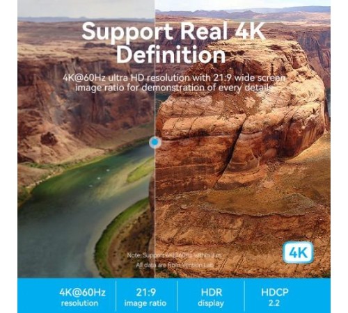Кабель Vention HDMI High speed v2.0 with Ethernet 19M/19M - 15м Кабель Vention HDMI High speed v2.0 with Ethernet 19M/19M - 15м