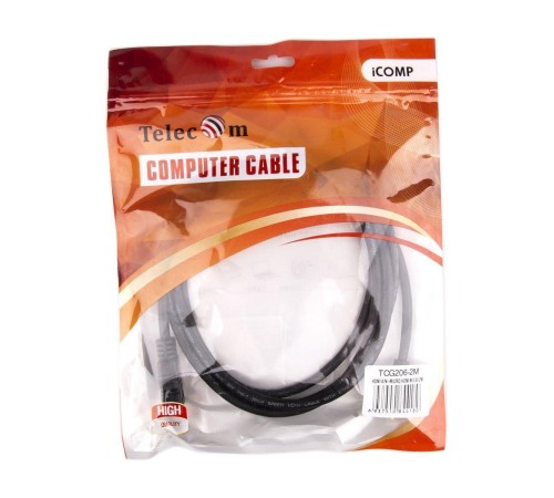 Кабель/ Кабель HDMI-19M --- MicroHDMI-19M ver 2.0+3D/Ethernet,2m Telecom <TCG206-2M> Кабель/ Кабель HDMI-19M --- MicroHDMI-19M ver 2.0+3D/Ethernet,2m Telecom <TCG206-2M>